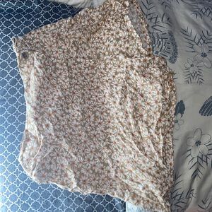 Flowery/tan AE skirt/shorts